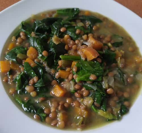 lentejas con verduras