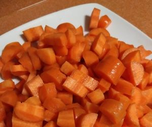 zanahoria troceada