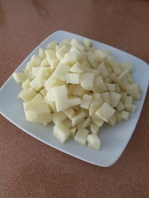 pure de calabacín en olla express