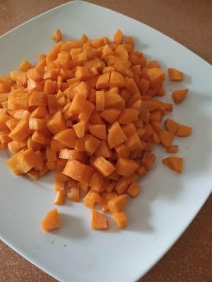 zanahoria lentejas con verduras