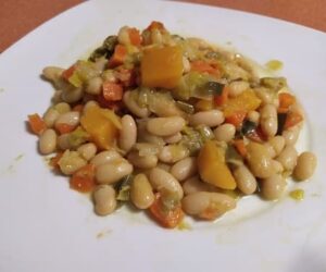 Alubias Blancas con Calabaza en Olla Express | Sabor y Salud