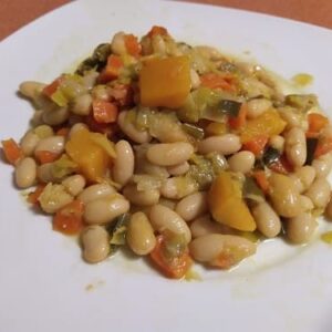 Alubias Blancas con Calabaza en Olla Express | Sabor y Salud